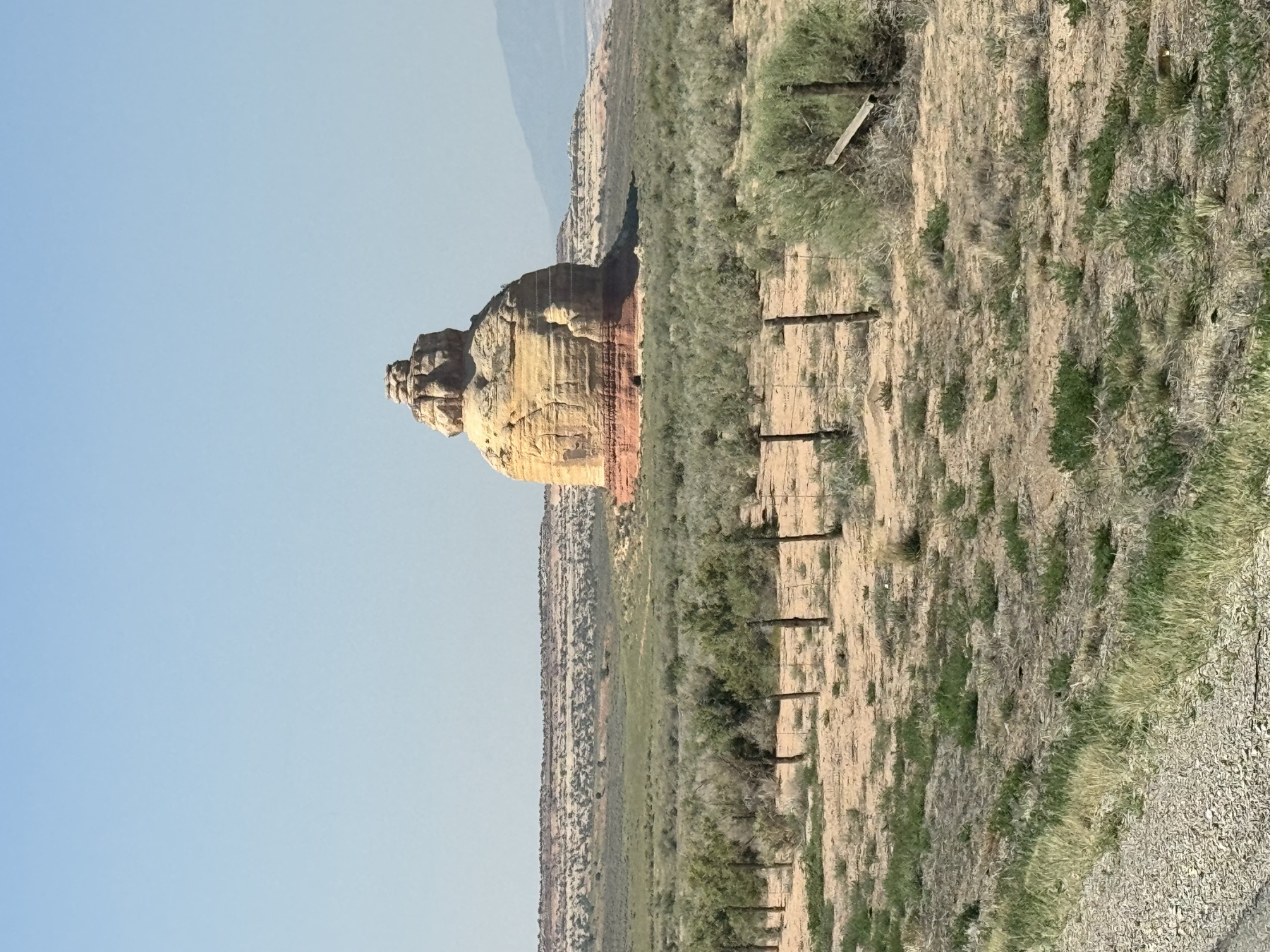 Church Rock formation in the red-rock country near Moab